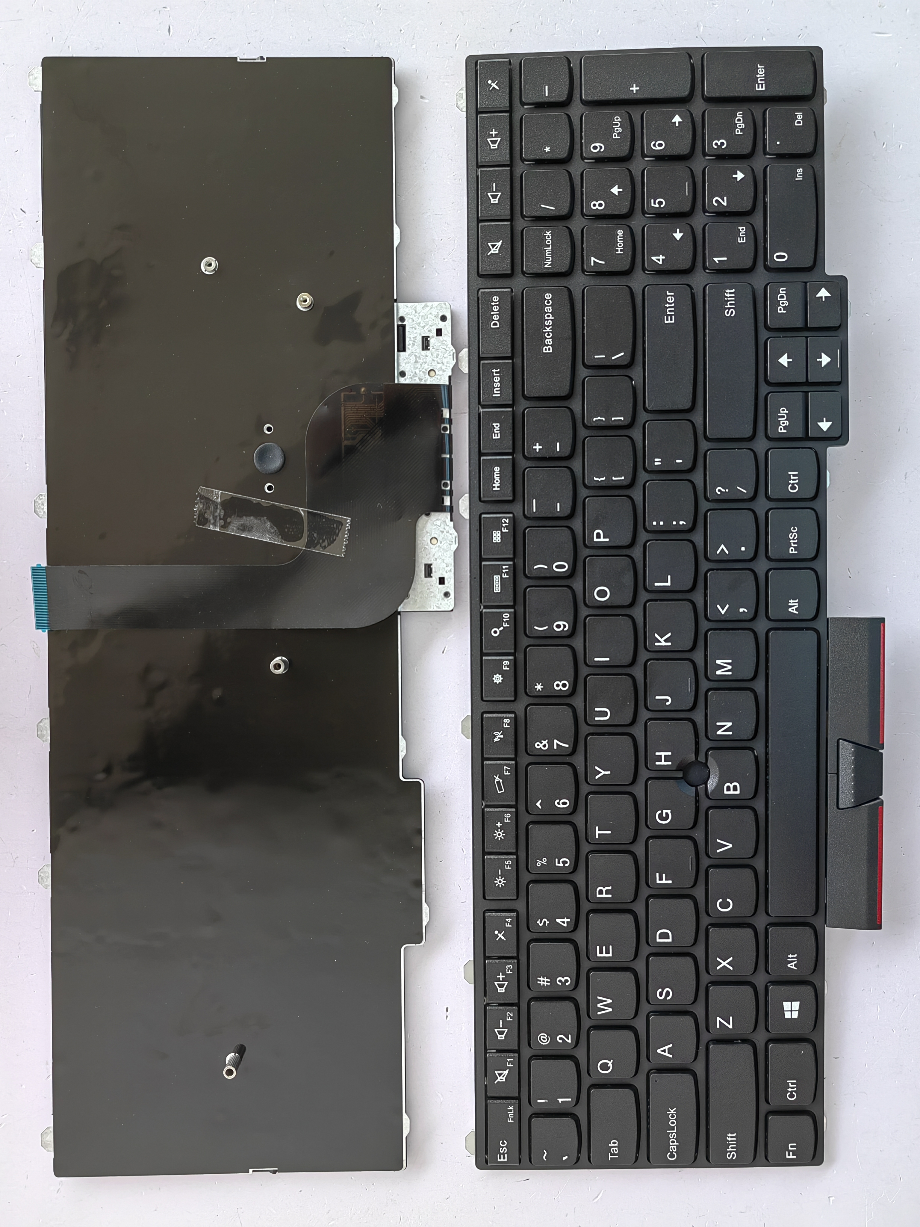 Picture of New Replacement Laptop Keyboard For IBM P50/P70 non-full lights BLACK FRAME BLACK With hole (OEM) US Layout